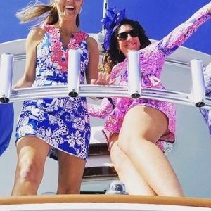 Lilly Pulitzer Seahorse Blue Shift Dress